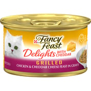 Fancy Feast Delights Grilled Chicken & Cheddar Cheese Feast Wet Cat Food