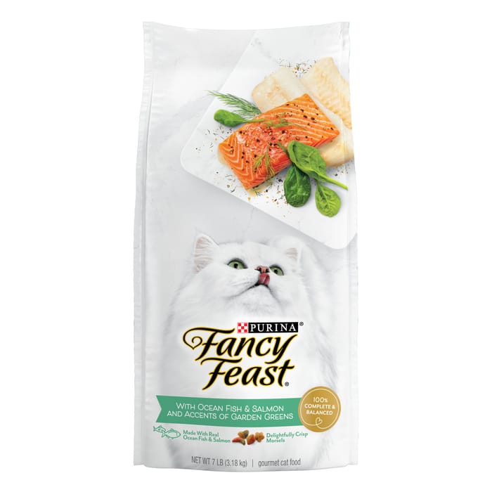 Fancy Feast Ocean Fish & Salmon Dry Cat Food 7 lb. Bag product detail number 1.0