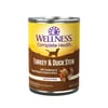 Wellness Complete Health Grain Free Turkey & Duck Stew with Sweet Potatoes & Cranberries Wet Dog Food 12.5 oz Can - Case of 12
