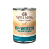 Wellness 95% Whitefish Grain Free Canned Dog Food Mixer or Topper 13.5 oz Can - Case of 12