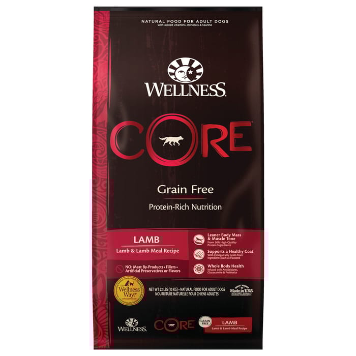 Wellness CORE Grain Free Lamb Recipe Dry Dog Food 22 lb Bag product detail number 1.0