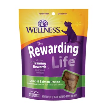 Wellness The Rewarding Life Lamb & Salmon Soft Dog Treats 6 oz Bag-product-tile