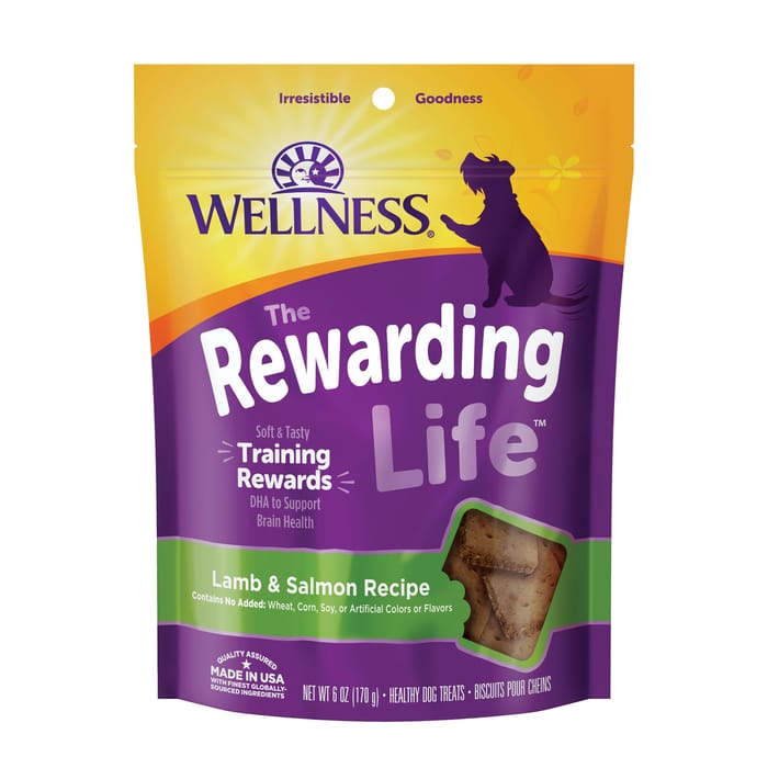 Wellness The Rewarding Life Lamb & Salmon Soft Dog Treats 6 oz Bag product detail number 1.0