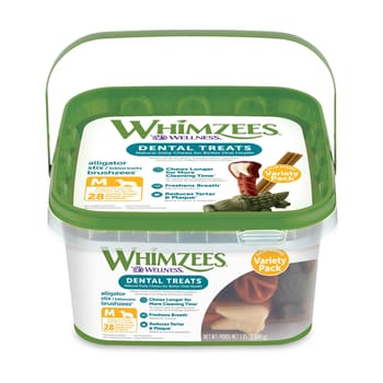 Whimzees by Wellness Variety Box Natural Grain Free Dental Chews for Dogs-product-tile