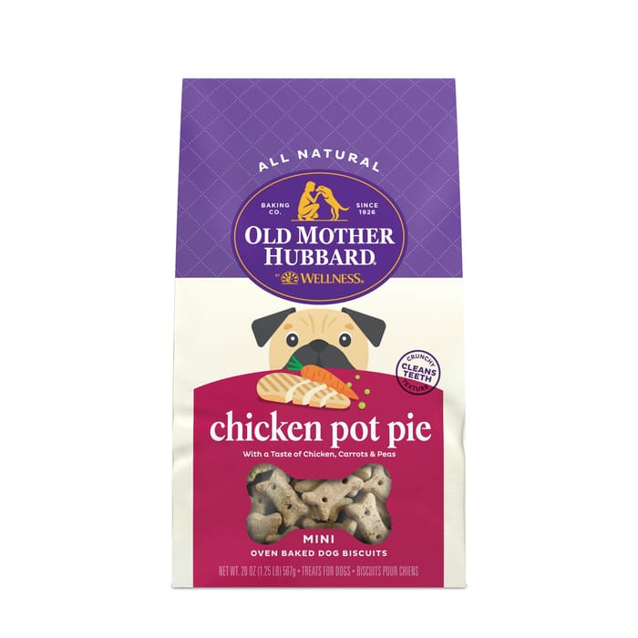Old Mother Hubbard Classic Chicken Pot Pie Natural Oven-Baked Biscuits Dog Treats 20 oz Bag product detail number 1.0