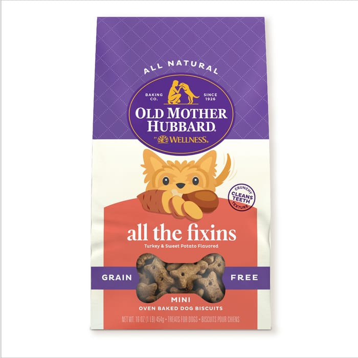 Old Mother Hubbard Grain Free All The Fixins Oven-Baked Biscuits Dog Treats 16 oz Bag product detail number 1.0