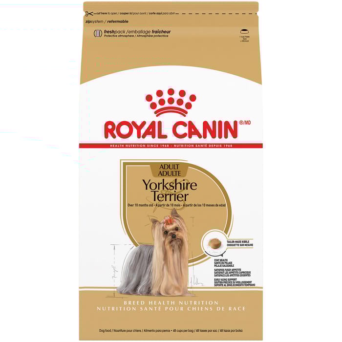 Royal Canin Breed Health Nutrition Yorkshire Terrier Adult Dry Dog Food - 10 lb Bag product detail number 1.0