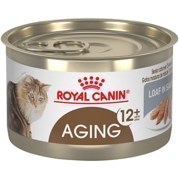 Royal Canin Feline Health Nutrition Aging 12+ Loaf In Sauce Wet Cat Food - 5.1 oz Cans - Case of 24-product-tile