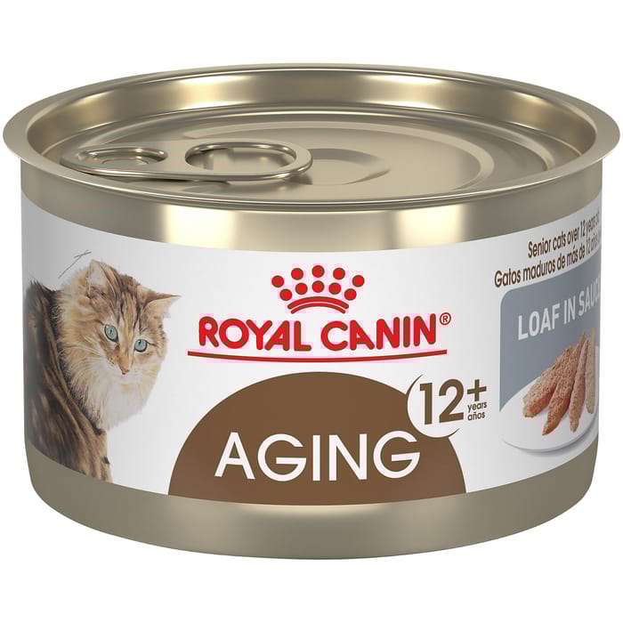 Royal Canin Feline Health Nutrition Aging 12+ Loaf In Sauce Wet Cat Food - 5.1 oz Cans - Case of 24 product detail number 1.0