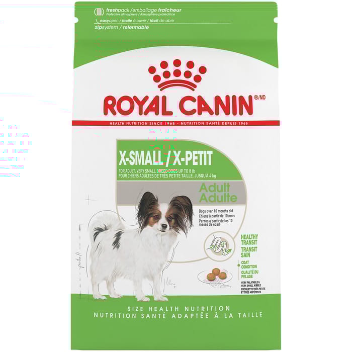 Royal Canin Size Health Nutrition X-Small Breed Adult Dry Dog Food - 2.5 lb Bag  product detail number 1.0