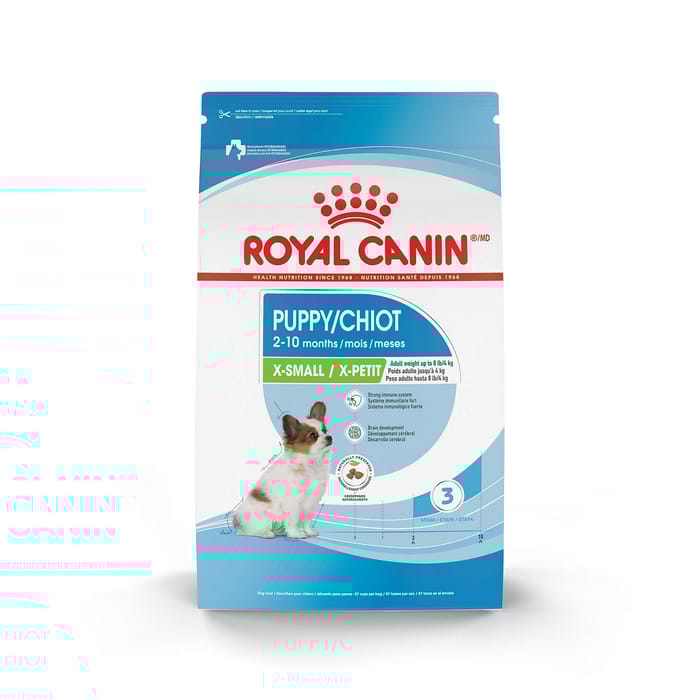 Royal Canin Size Health Nutrition X-Small Breed Puppy Dry Dog Food - 3 lb Bag    product detail number 1.0