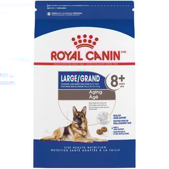 Royal Canin Size Health Nutrition Large Breed Aging 8+ Dry Dog Food - 30 lb Bag-product-tile