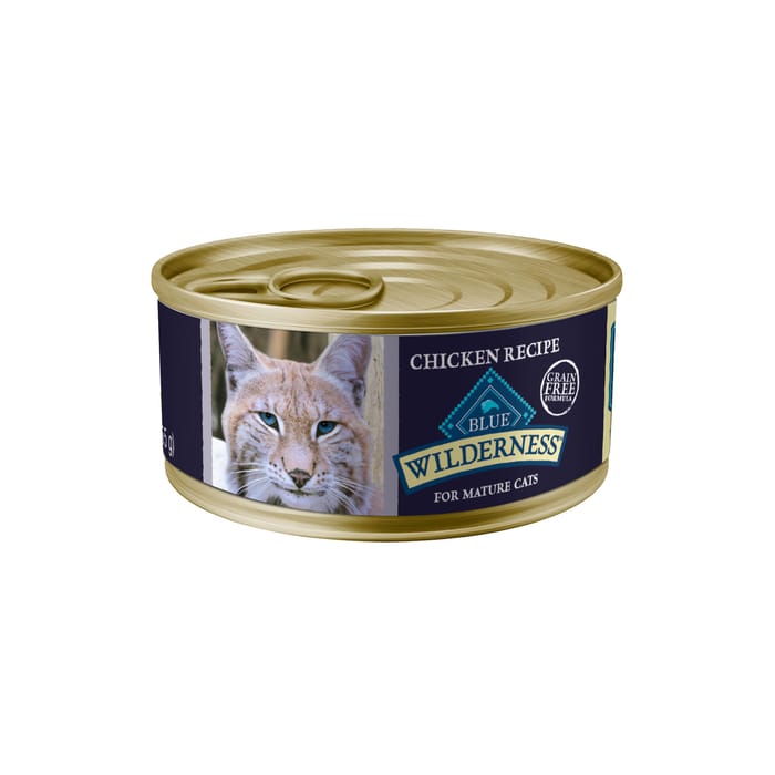 Blue Buffalo BLUE Wilderness Mature Chicken Recipe Wet Cat Food 5.5 oz Can - Case of 24 product detail number 1.0