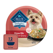 Blue Buffalo BLUE Delights Adult Prime Rib Flavor in Hearty Gravy Small Breed Wet Dog Food