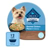 Blue Buffalo BLUE Delights Adult Rotisserie Chicken Flavor in Hearty Gravy Small Breed Wet Dog Food 3.5 oz Cup - Case of 12