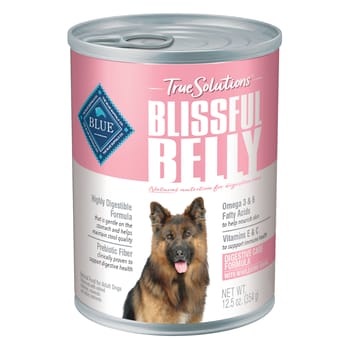 Blue Buffalo True Solutions Blissful Belly Digestive Care Formula Adult Canned Dog Food 12.5 oz - Case of 12-product-tile