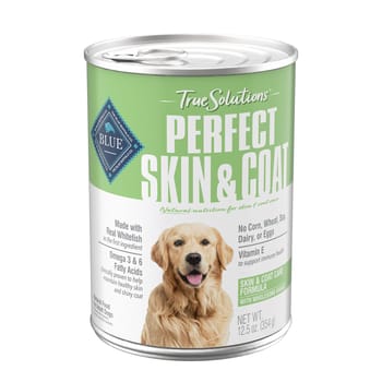 Blue Buffalo True Solutions Perfect Coat Skin & Coat Care Formula Adult Canned Dog Food 12.5 oz - Case of 12-product-tile