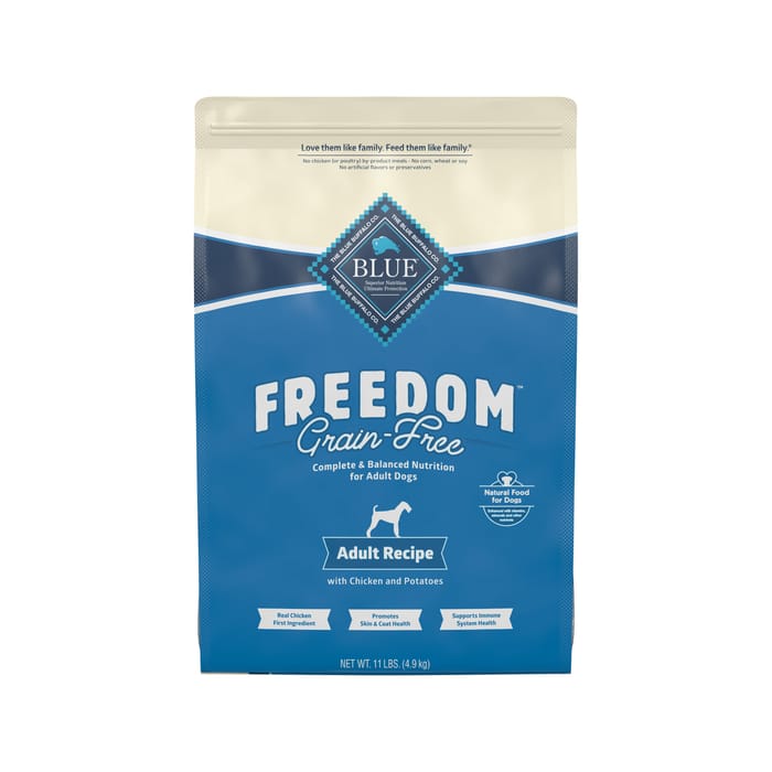 Blue Buffalo BLUE Freedom Senior Grain-Free Chicken Recipe Dry Dog Food 24 lb Bag product detail number 1.0