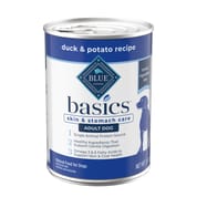 Blue Buffalo BLUE Basics Adult Skin & Stomach Care Grain-Free Duck & Potato Wet Dog Food