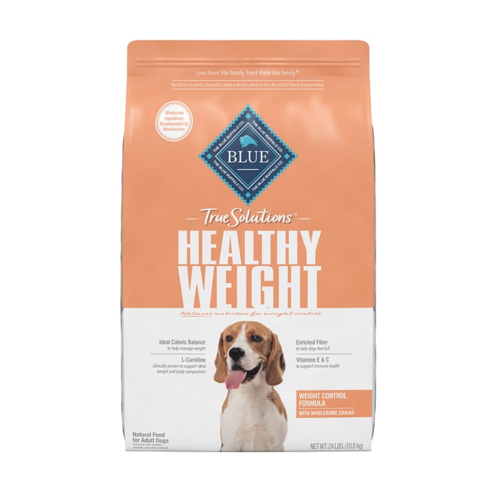 Blue Buffalo BLUE True Solutions Healthy Weight Adult Weight Control Formula Dry Dog Food 24 lb Bag product detail number 1.0