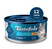 Blue Buffalo BLUE Tastefuls Mature Pate Chicken Entree Wet Cat Food