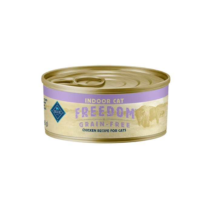 Blue Buffalo BLUE Freedom Adult Grain-Free Indoor Chicken Recipe Wet Cat Food 5.5 oz Can - Case of 24 product detail number 1.0