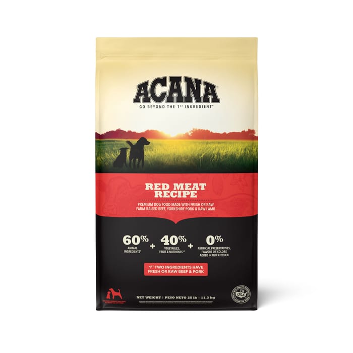 ACANA Red Meat Recipe Grain-Free Dry Dog Food 25 lb Bag product detail number 1.0