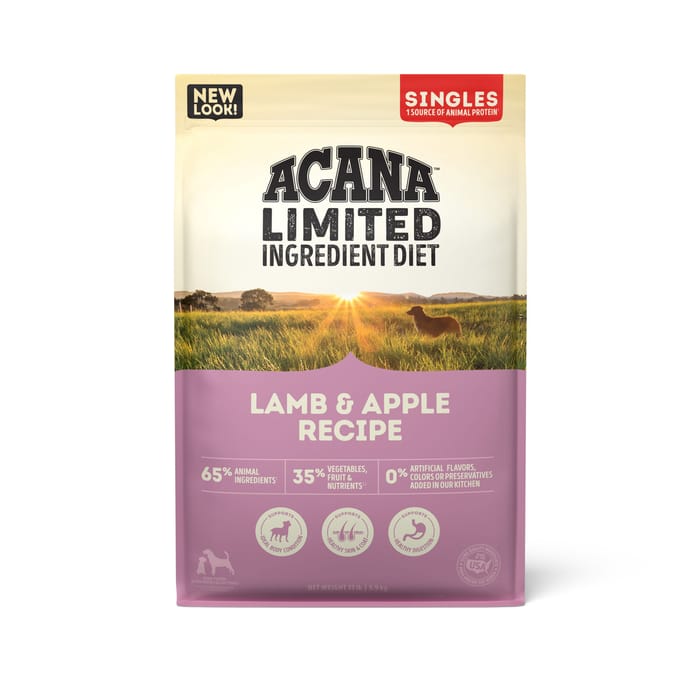 ACANA Singles Limited Ingredient Grain-Free High Protein Lamb & Apple Dry Dog Food 13 lb Bag product detail number 1.0