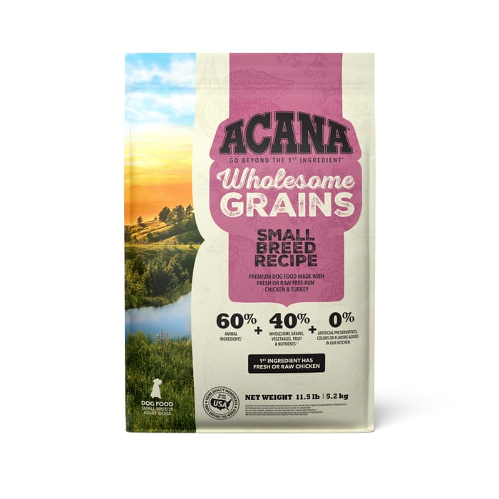 ACANA Wholesome Grains Small Breed Dry Dog Food 11.5 lb Bag product detail number 1.0