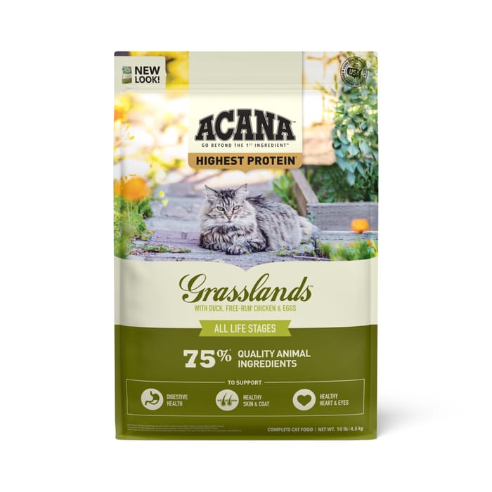 ACANA Grasslands Highest Protein Dry Cat Food 10 lb Bag product detail number 1.0