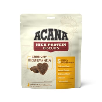 ACANA Crunchy Chicken Liver Recipe High-Protein Dog Treats Large 9 oz Bag-product-tile