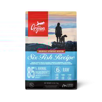 ORIJEN Six Fish Recipe Dry Dog Food 4.5 lb Bag-product-tile