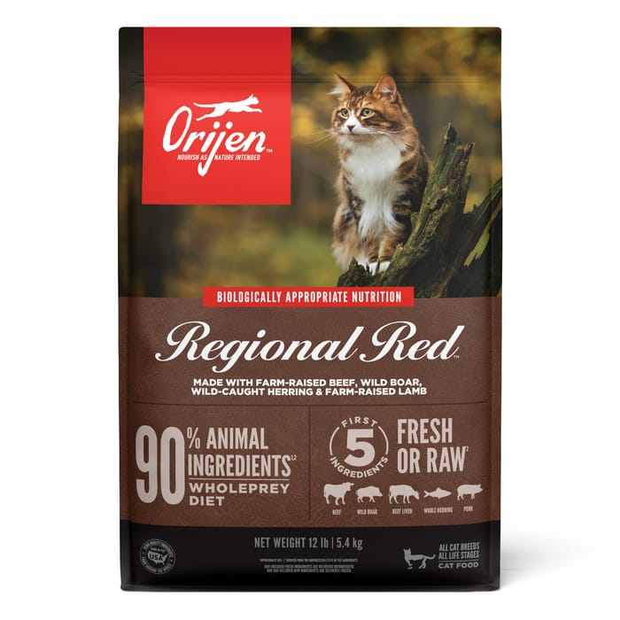 ORIJEN Regional Red Dry Cat Food 12 lb Bag product detail number 1.0