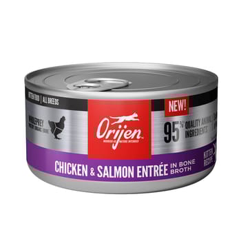ORIJEN Chicken + Salmon Entree in Bone Broth Wet Kitten Food-product-tile