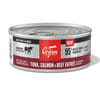 ORIJEN Tuna, Salmon + Beef Entree in Bone Broth Wet Cat Food 5.5 oz Can - Case of 12