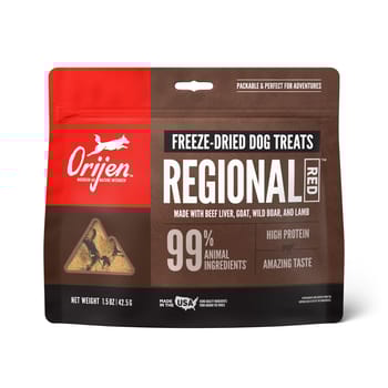 ORIJEN Regional Red Freeze-Dried Dog Treats 1.5 oz Bag-product-tile