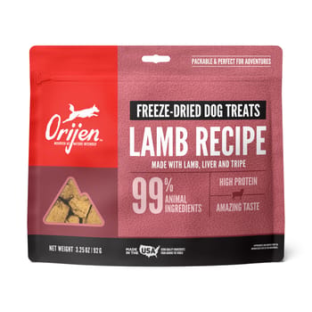 ORIJEN Grass-Fed Lamb Freeze-Dried Dog Treats 3.25 oz Bag-product-tile