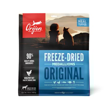 ORIJEN Original Freeze-Dried Dog Food Medallions 16 oz Bag-product-tile