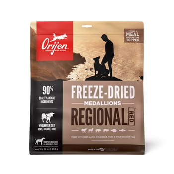 ORIJEN Regional Red Freeze-Dried Dog Food Medallions 16 oz Bag-product-tile