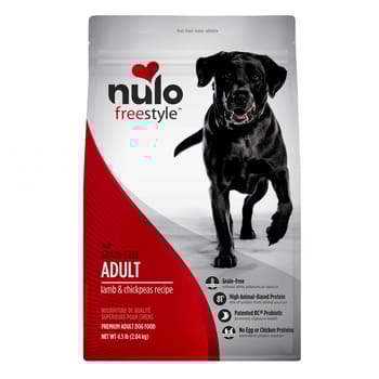 Nulo FreeStyle Adult Grain-Free Lamb & Chickpeas Dry Dog Food - 4.5 lb Bag-product-tile