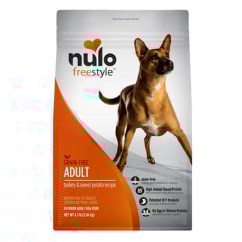Nulo FreeStyle Adult Grain-Free Turkey & Sweet Potato Dry Dog Food 4.5 lb Bag-product-tile