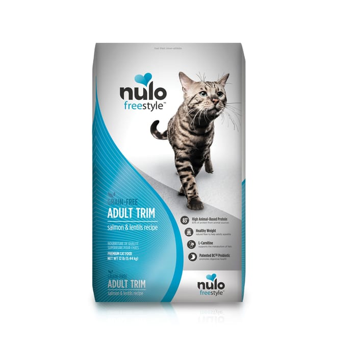 Nulo Freestyle Adult Trim Grain-Free Salmon & Lentils Dry Cat Food 12 lb Bag product detail number 1.0