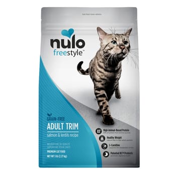 Nulo Freestyle Adult Trim Grain-Free Salmon & Lentils Dry Cat Food 5 lb Bag-product-tile