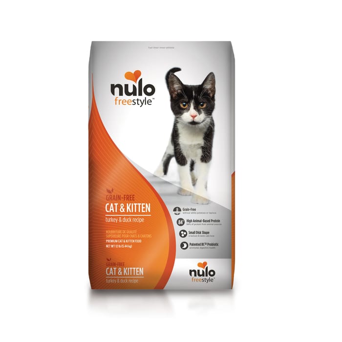 Nulo FreeStyle Grain-Free Turkey & Duck Dry Cat & Kitten Food 12 lb Bag product detail number 1.0