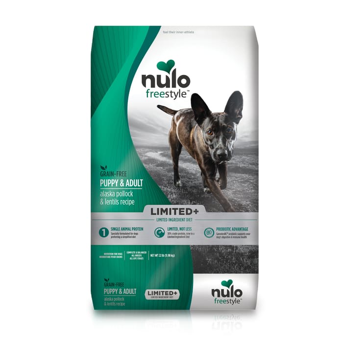 Nulo FreeStyle Limited+ Puppy & Adult Grain-Free Alaska Pollock & Lentils Dry Dog Food 22 lb Bag product detail number 1.0