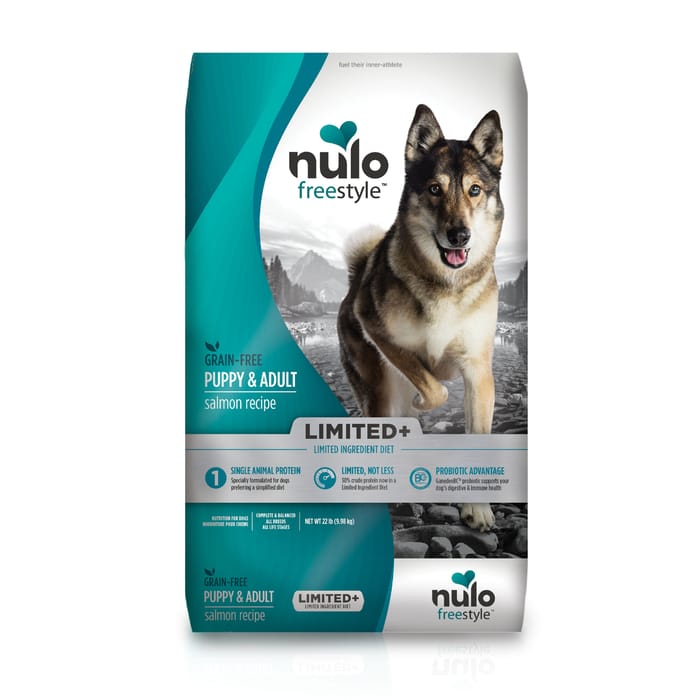 Nulo FreeStyle Limited+ Puppy & Adult Grain-Free Salmon Dry Dog Food 22 lb Bag product detail number 1.0