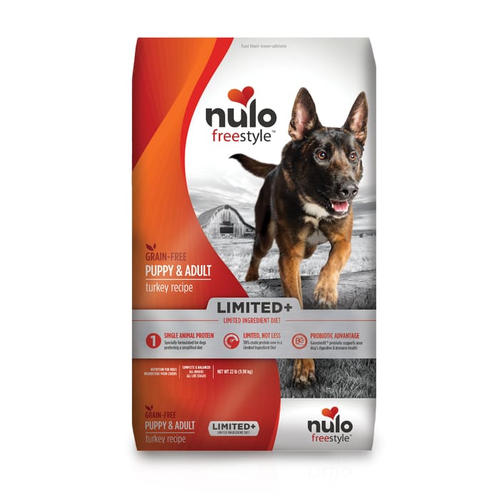 Nulo FreeStyle Limited+ Puppy & Adult Grain-Free Turkey Dry Dog Food 22 lb Bag product detail number 1.0