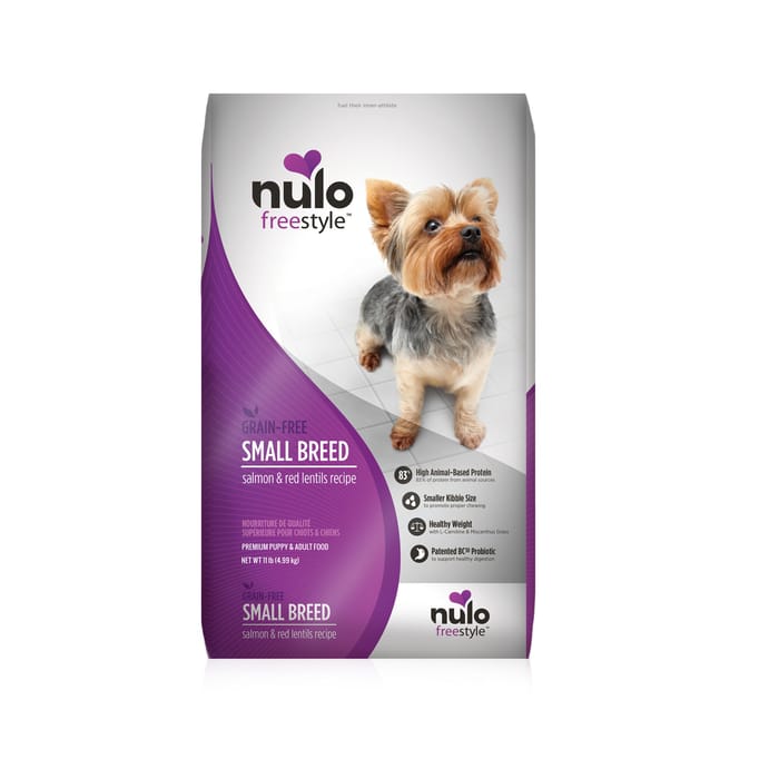 Nulo FreeStyle Small Breed Grain-Free Salmon & Red Lentils Dry Dog Food 11 lb Bag product detail number 1.0