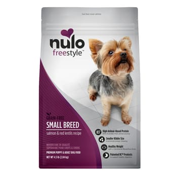 Nulo FreeStyle Small Breed Grain-Free Salmon & Red Lentils Dry Dog Food 4.5 lb Bag-product-tile