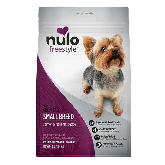 Nulo FreeStyle Small Breed Grain-Free Salmon & Red Lentils Dry Dog Food 4.5 lb Bag product detail number 1.0